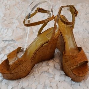 Authentic Sergio Rossi wedge sandals sz 40
